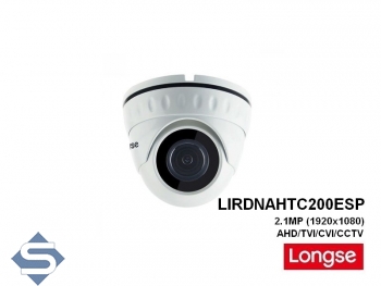 LONGSE LIRDNAHTC200ESP, 20m Nachtsicht, 3.6mm Objektiv, 2.1MP (1920x1080p), IP66, AHD/CVI/TVI/CCTV berwachungskamera