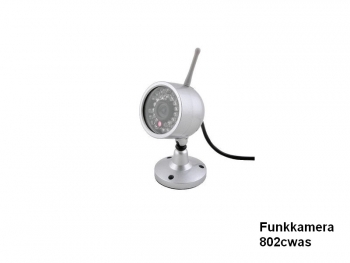 Analoge Funkkamera mit Nachtsicht, wetterfest (IP64), 420TVL (CM802cwas)