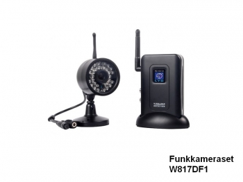 Funk Kamera System digital, Video + Ton + Nachtsicht (W817DF1)