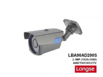 LONGSE LBA90AD200S (LA90), 60m Nachtsicht, 2.8-12mm Objektiv, 2.1MP (1920x1080p), IP66, AHD/CCTV berwachungskamera
