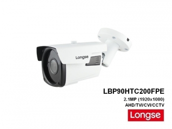 LONGSE LBP90HTC200FPE, 60m Nachtsicht, 2.8-12mm Objektiv, 2.1MP (1920x1080p), IP66, AHD/CVI/TVI/CCTV berwachungskamera